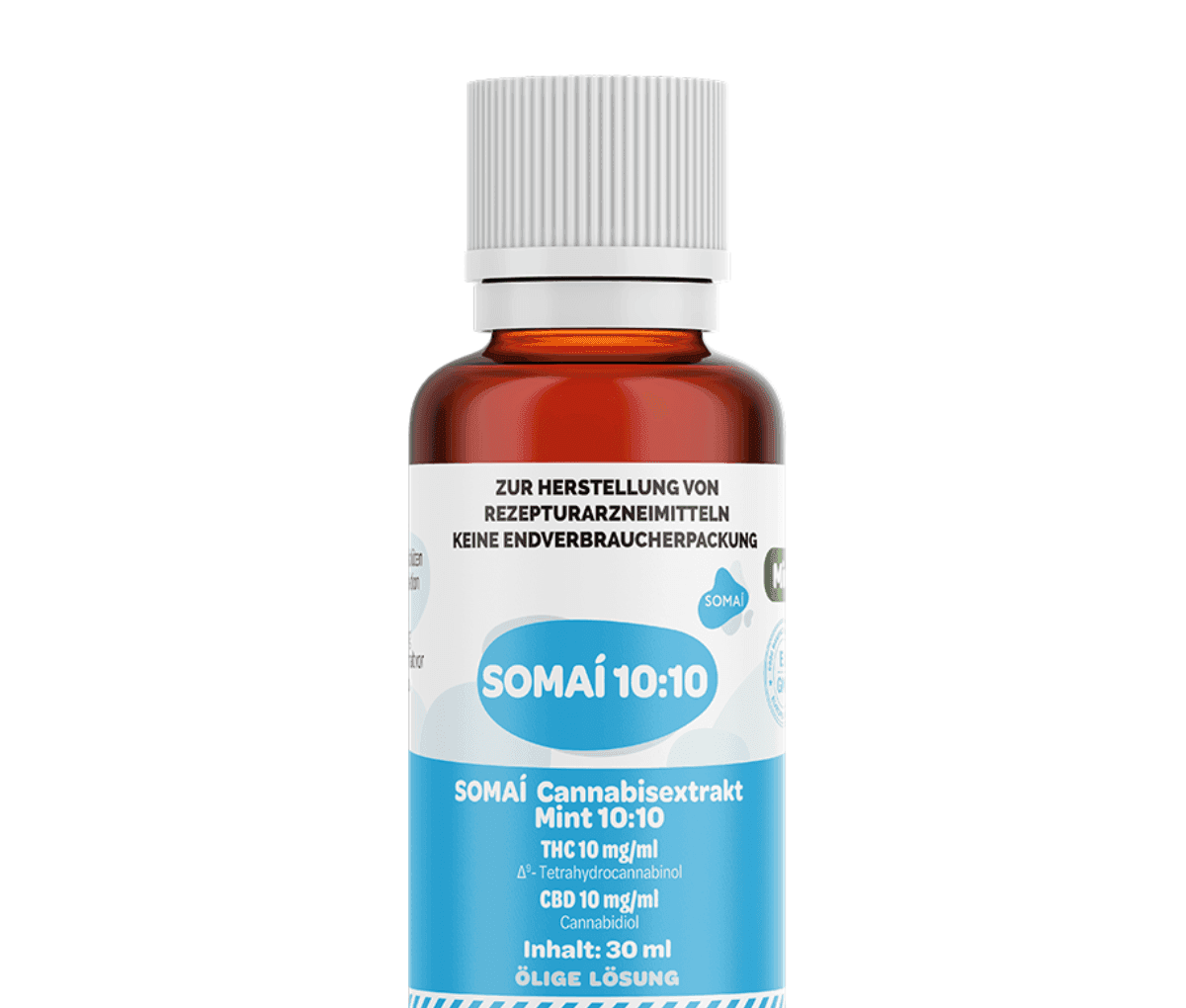 Somai 10:10 Cannabisextrakt Mint 30ml Somai 10:10 Cannabisextrakt Mint 30ml